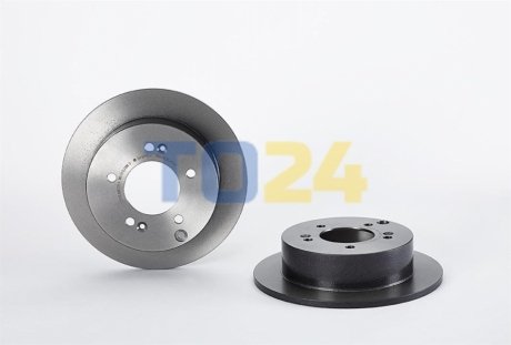 Тормозной диск (задний) BREMBO 08.A114.21 (фото 1)