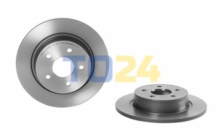 Тормозной диск (задний) BREMBO 08.B601.11 (фото 1)