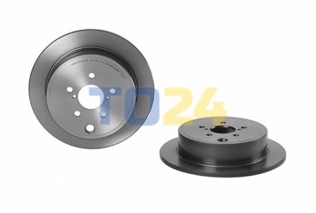 Тормозной диск (задний) BREMBO 08.C252.11 (фото 1)