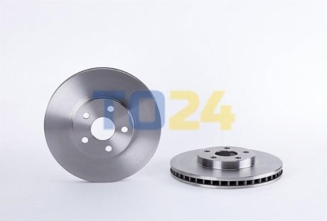 Гальмівний диск (передній) BREMBO 09.6708.10 (фото 1)