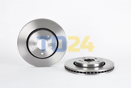 Гальмівний диск (передній) BREMBO 09.A866.10 (фото 1)
