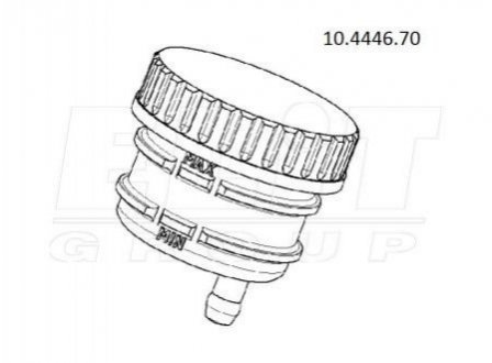 Бачок гальмівної рідини Brembo 10444670