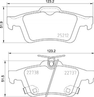 Дисковые тормозные колодки P24 216