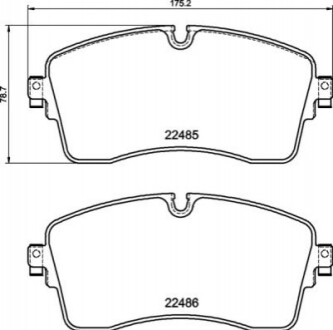 Дисковые тормозные колодки P44 028