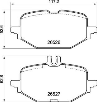 Колодки гальмівні (передні) MB C-class (W206/S206) 21- P50172