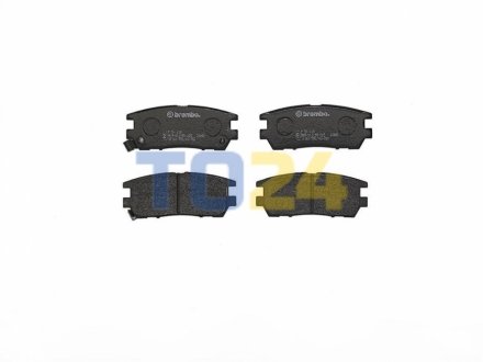 Дисковые тормозные колодки (задние) BREMBO P54018 (фото 1)