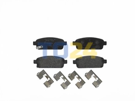 Дисковые тормозные колодки (задние) P59080