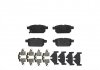Дисковые тормозные колодки (задние) BREMBO P79029 (фото 1)