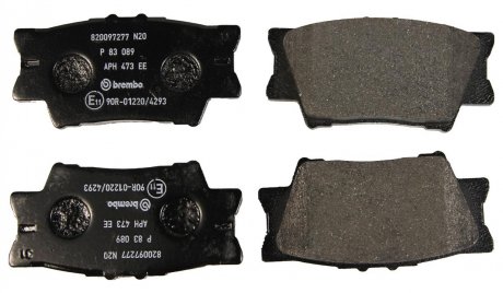 Дисковые тормозные колодки (задние) P83089