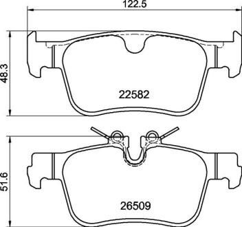 Гальмівні колодки, дискові BREMBO P 86 035 (фото 1)