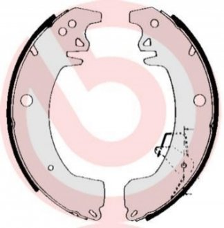 Гальмівні колодки (набір) S68537