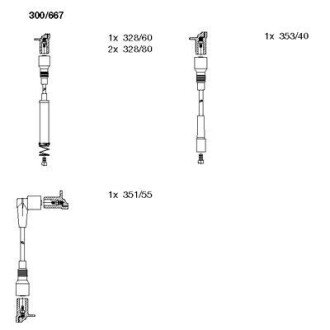 Кабелі 300/667