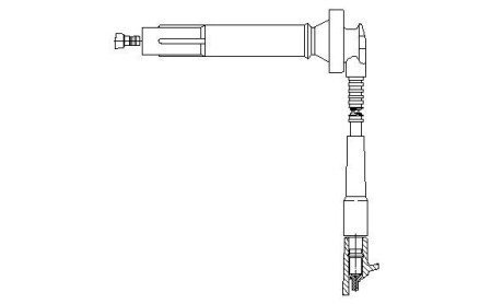 Провода высоковольтные SUBARU Forester-Impreza-Legacy-Outback 2.0-2.5(1-цил) 98-05 компл 3А00-162 BREMI 3A59E42