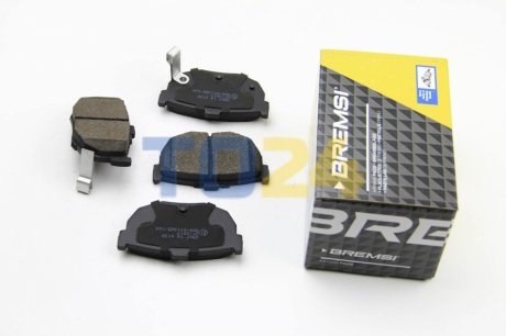 Тормозные колодки (задние) BREMSI BP2967 (фото 1)