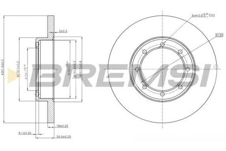 Тормозной диск (задний) CD7977S