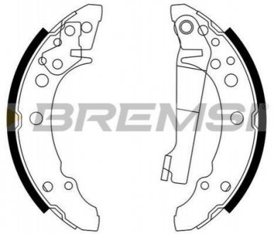 Тормозные колодки (задние) BREMSI GF0016 (фото 1)
