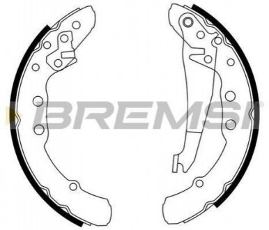 Гальмівні колодки (задні) BREMSI GF0021 (фото 1)