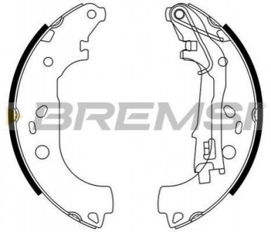 Тормозные колодки (задние) BREMSI GF0161 (фото 1)