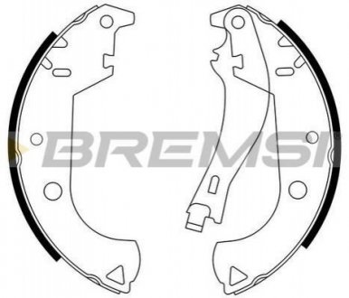 Барабанные тормозные колодки (задние) BREMSI GF0184 (фото 1)