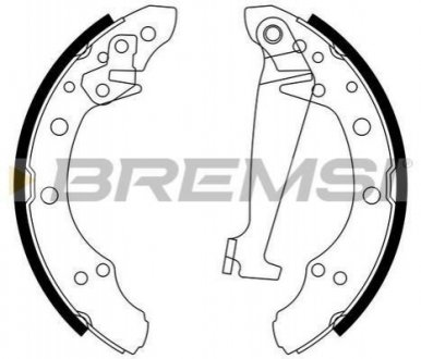 Тормозные колодки (задние) BREMSI GF0556 (фото 1)