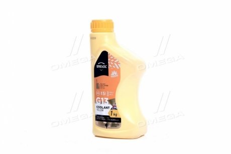 Антифриз YELLOW G13 Antifreeze (желтый) 1kg BREXOL Antf-017 (фото 1)