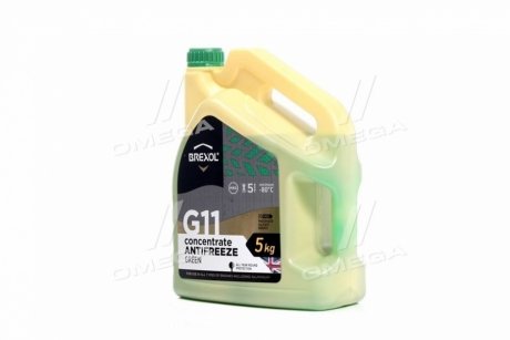 Антифриз <BREXOL> GREEN CONCENTRATE G11 (-80C) 5kg antf-030