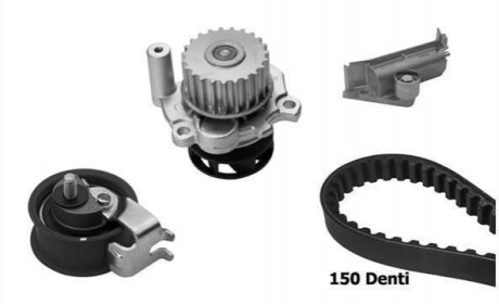 Комплект ГРМ (ремінь + ролик + помпа + натягувач) KBU5113B