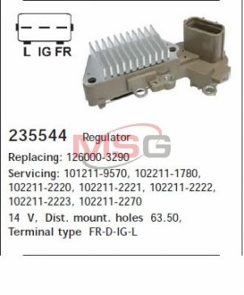 Регулятор генератора CARGO 235544 (фото 1)