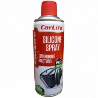 Силіконове мастило Silicon spray 450ml CarLife CF450 (фото 1)