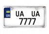 Сarlife Рамка під номер USA TYPE, нержавіюча сталь, хром, кріплення 2 отвори. CarLife NH460 (фото 1)