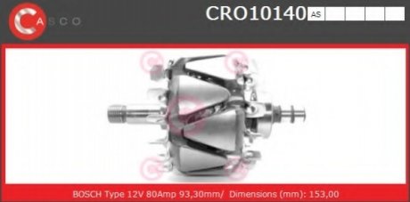 Ротор CASCO CRO10140AS (фото 1)