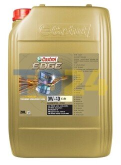 Моторное масло Castrol EDGE A3/B4 0W-40 20 л 15336A