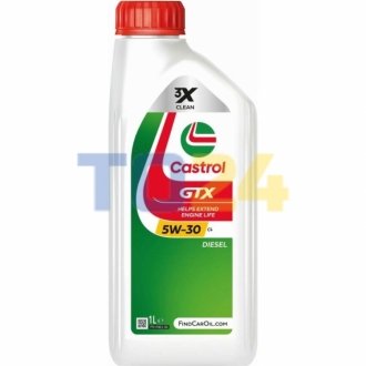 Масло моторн. Castrol GTX 5W-30 C4 RN 0720 (Канистра 1л) 15900D