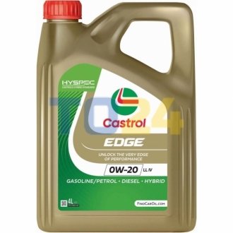 Моторна олива Castrol EDGE LL IV 0W-20 4 л 15B6C4