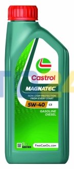 Моторна олива Magnatec C3 5W-40 1 л CASTROL 15F621 (фото 1)