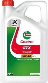 Моторна олива Castrol GTX A3/B4 5W-40 5 л 15F687