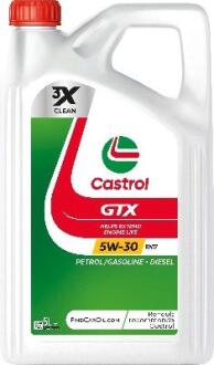 Моторное масло Castrol GTX RN17 5W-30 5 л 15F6E5