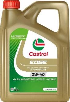 Моторна олива Castrol EDGE 0W-40 4 л 15F713