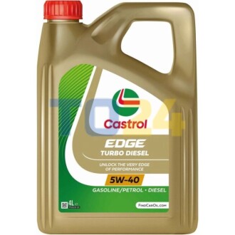 Моторное масло Castrol EDGE Turbo Diesel 5W-40 4 л 15F819