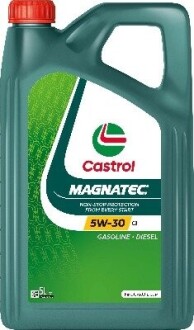 CASTROL 5л MAGNATEC STOP-START 5W-30 C3 Олива синт. ACEA C3, API SN, BMW Longlife-04, Renault RN0700 / RN0710, Fiat 9.55535-S3 15F927