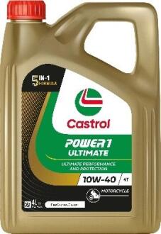 Моторное масло Castrol Power1 Ultimate 4T 10W-40 4 л 15FFA2