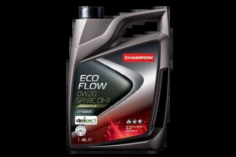 CHAMPION ECO FLOW 0W20 SP/RC D1-3 4L(х4) 1049909