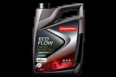 CHAMPION ECO FLOW 0W20 SP/RC D1-3 5L(х4) 1049910