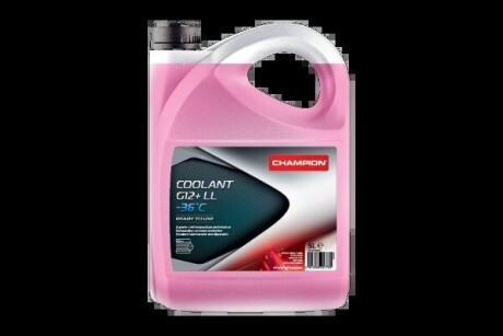 CHAMPION COOLANT G12+ LL -36°C 5L(х4) - NEW 1052669