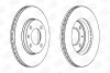 Тормозной диск вентилируемый (передний) CHAMPION 561178CH (фото 2)
