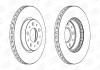 Гальмівний диск передній Volvo 850, 940, C70, S70, S90, V70, V90, XC70 (1996->) CHAMPION 561866CH (фото 1)