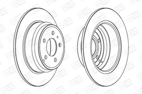 Гальмівний диск (задній) 561867CH