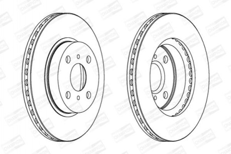 Гальмівний диск 561968CH