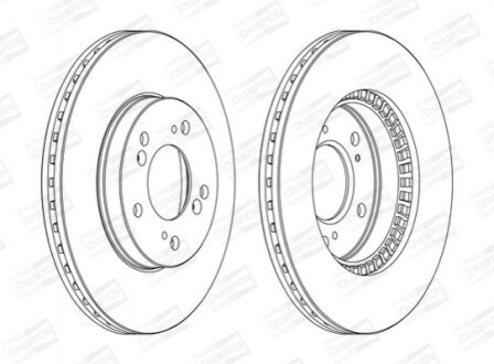Гальмівний диск 562143CH