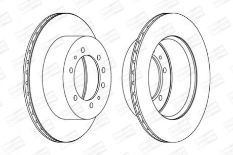Гальмівний диск 562223CH-1